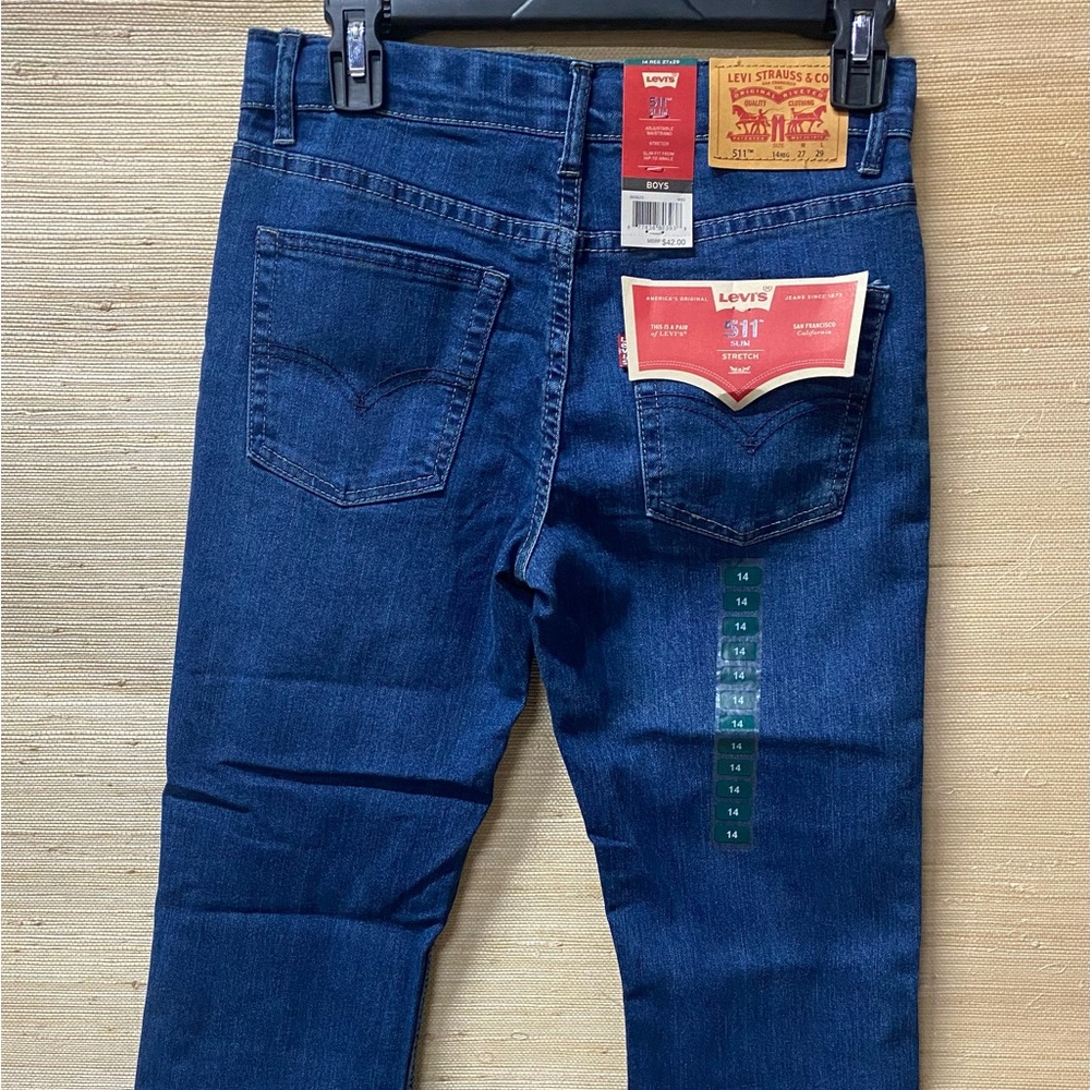 Levi’s 511 Slim Stretch, Size 14 Reg, W 27, L 29